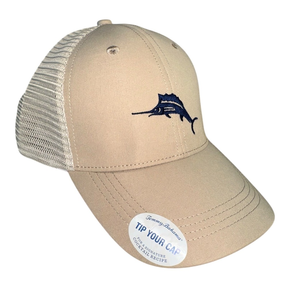 Tommy‎ Bahama Baseball Cap Tip Your Cap Snapback Trucker Cap Cocktail Recipe NWT